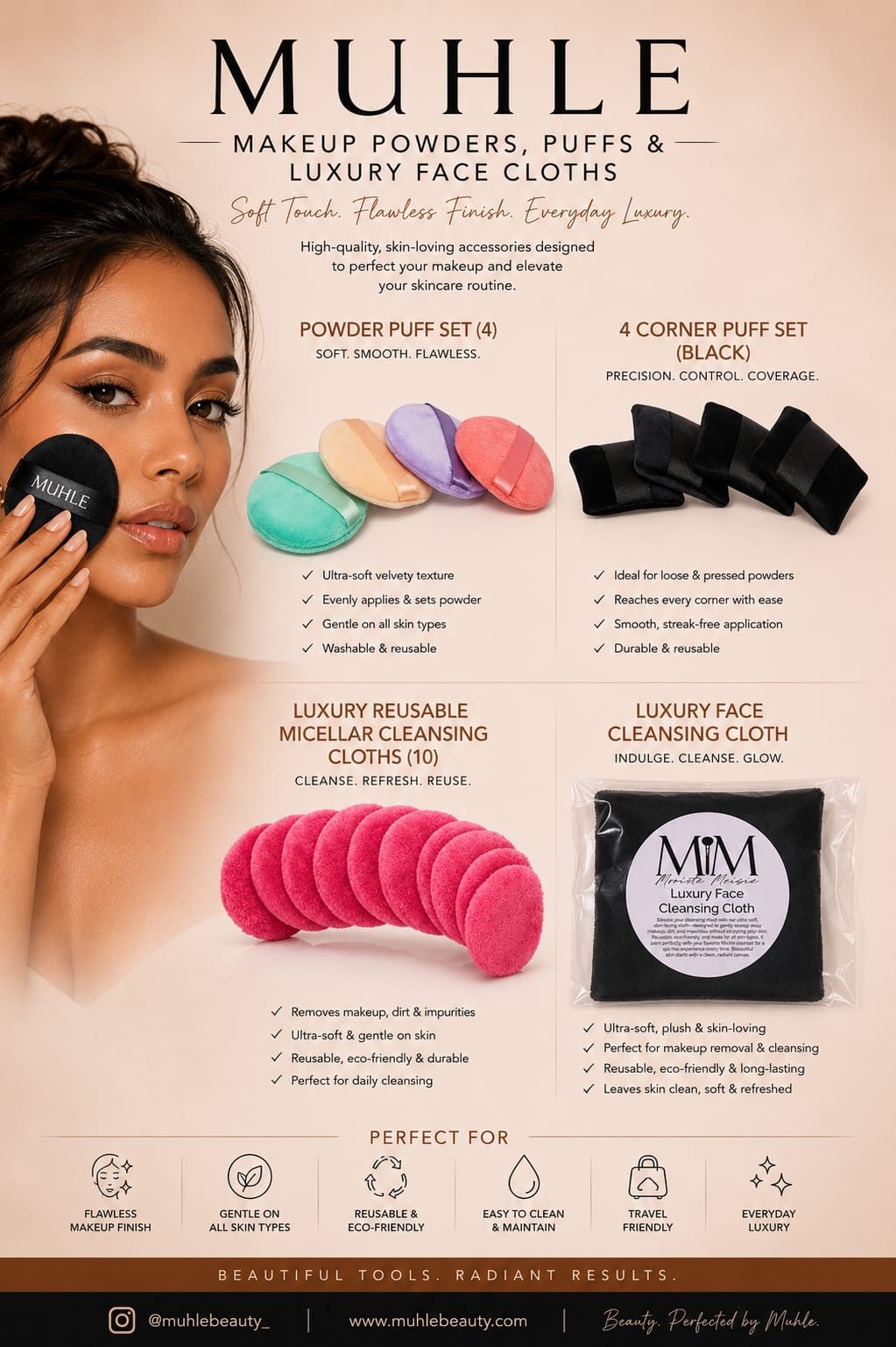 4 Corner Puffs (4pc)