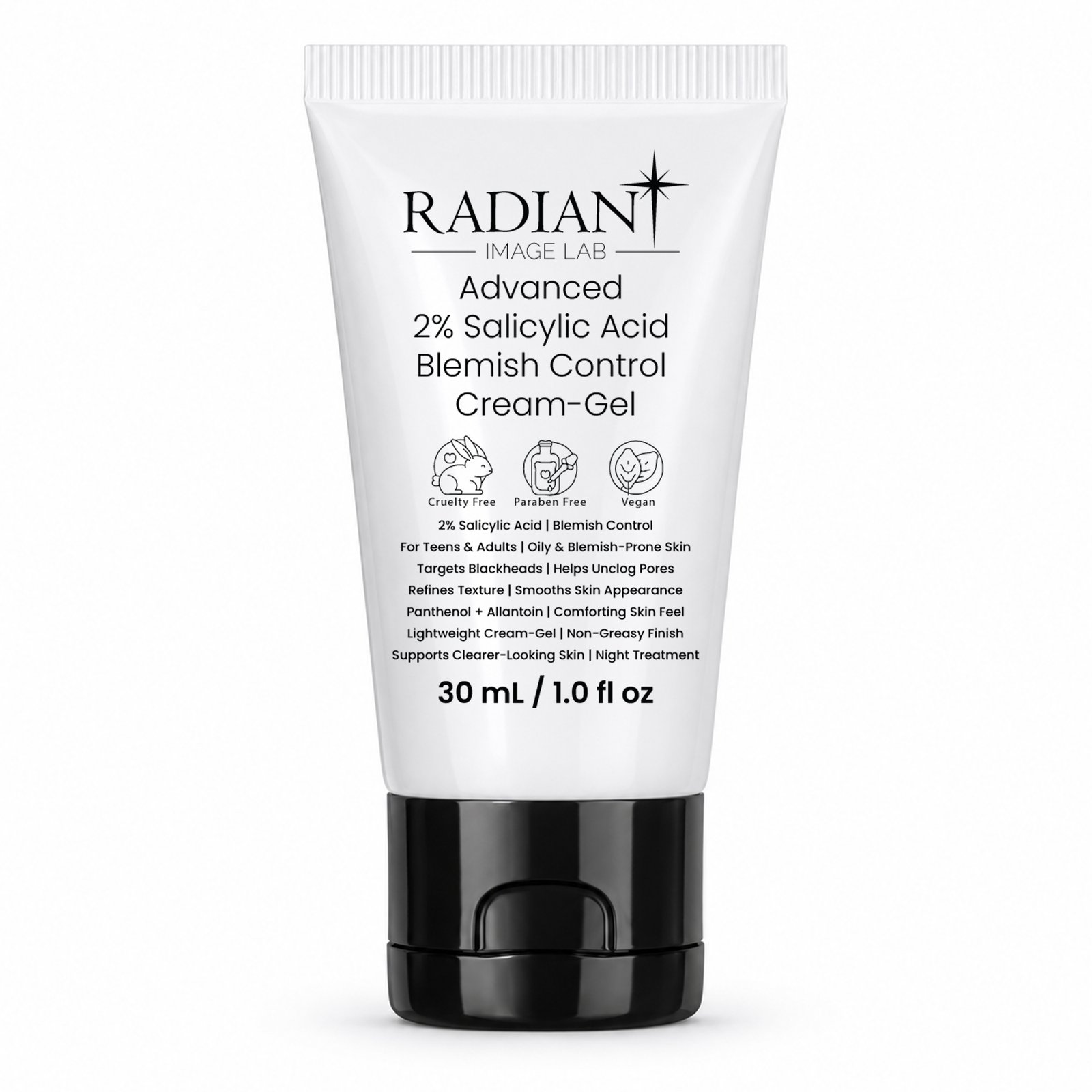30ml – Advanced 2% Salicylic Acid Blemish Control Cream-Gel – Radiant Image Lab