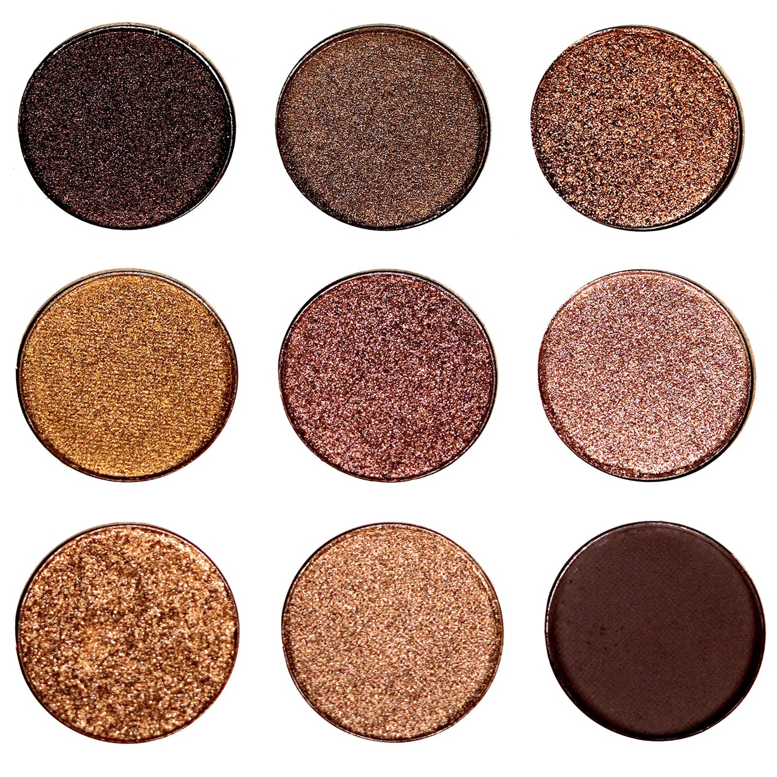 9 Shade Liquid Gold Eyeshadow Palette